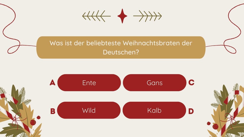  Das Weihnachtsquiz – Spiel für deine Weihnachtsfeier Motiv 