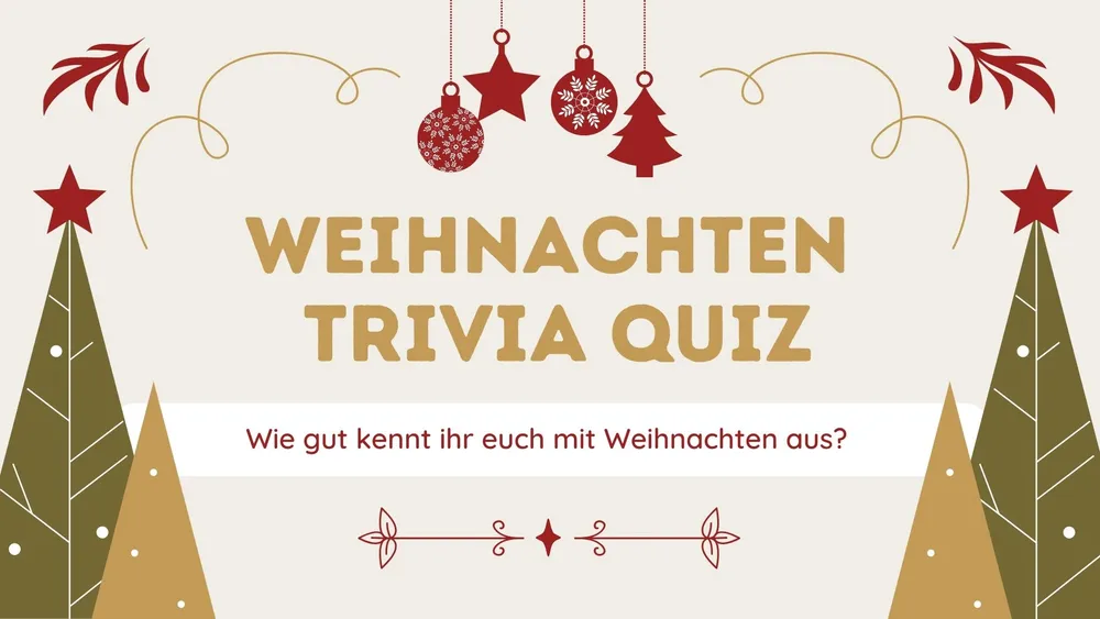 Das Weihnachtsquiz – Spiel für deine Weihnachtsfeier
