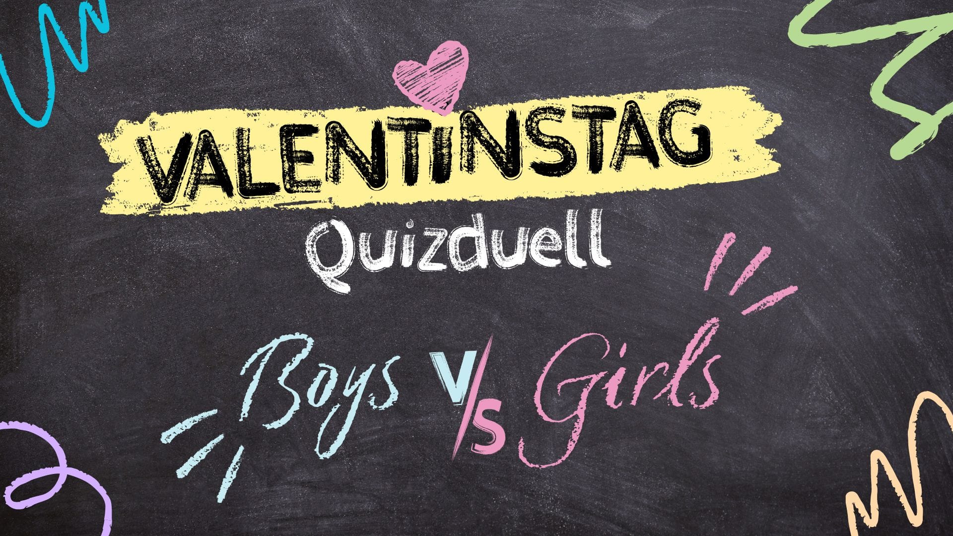 Das Quizduell »Boys vs. Girls« – Spiel zum Valentinstag