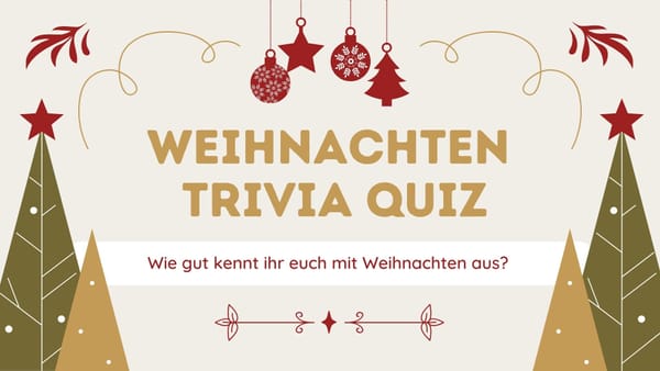 Das Weihnachtsquiz – Spiel für deine Weihnachtsfeier