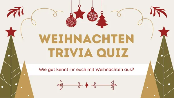 Das Weihnachtsquiz – Spiel für deine Weihnachtsfeier